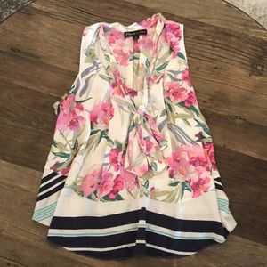 Elizabeth and James Silk Top NWOT